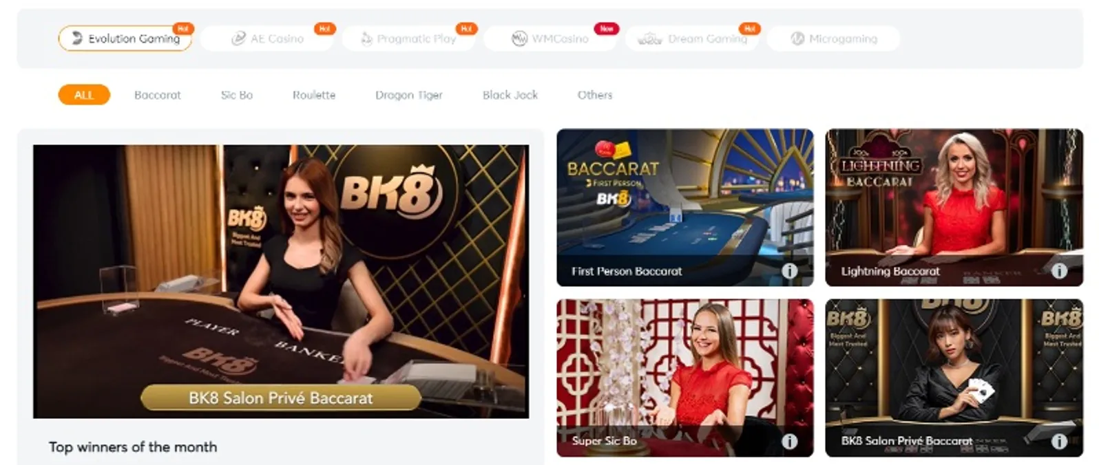 Jogo de cassino online